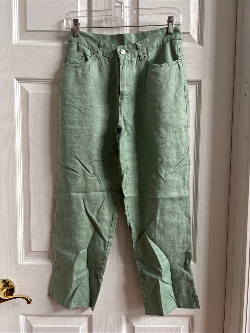 Ralph Lauren Relaxed Green Straight-Leg Jeans